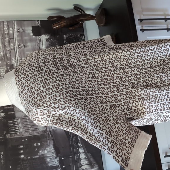 Abercrombie & Fitch Mens Brown/White Button Down Cardigan,XL. - Picture 7 of 12